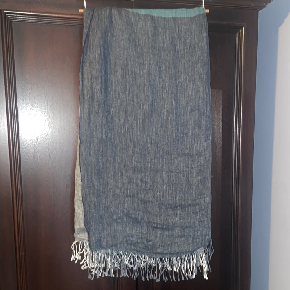 Nido Notte Italia Oversized Linen Throw Blanket